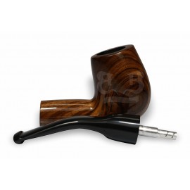 Cachimbo Bertoldi Elite Resina Natural Curvo Peça Única